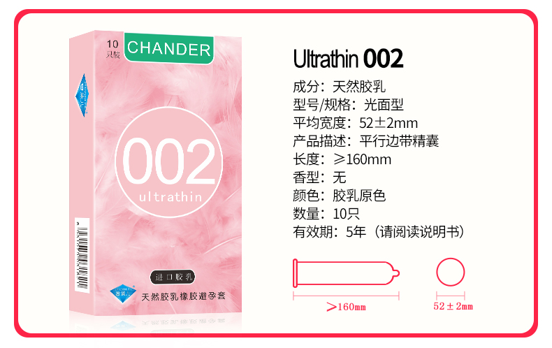 香黛兒CHANDER避孕套超薄避孕套批發(fā)價(jià)組合裝(圖7)